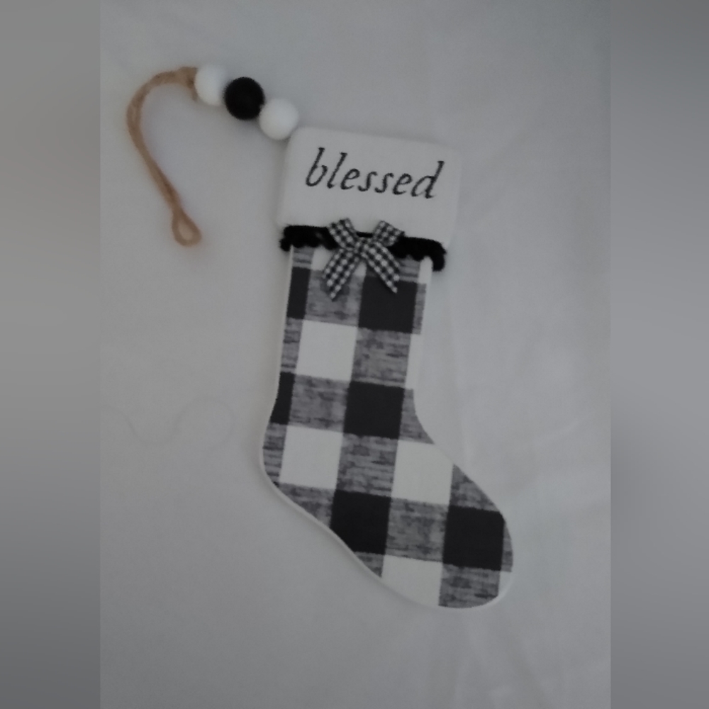 Christmas stocking ornament/hanger Chalk Couture